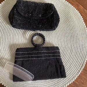 5 Vintage Evening Clutch Bags - 1940s